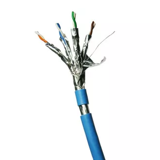 DATACOM F/FTP Kabel CAT6A Eca LSOH 500m Spule blau DATACOM F/FTP Kabel CAT6A Eca LSOH 500m Spule blau