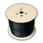 DATACOM S/FTP Kabel CAT7 PE,Fca 500m Spule, Mantel schwarz OUTDOOR