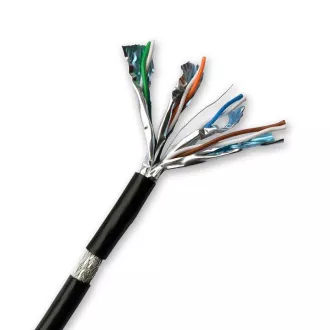 DATACOM S/FTP Kabel CAT7 PE,Fca 500m Spule, Mantel schwarz OUTDOOR DATACOM S/FTP Kabel CAT7 PE,Fca 500m Spule, Mantel schwarz OUTDOOR