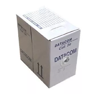DATACOM FTP Cat5e PVC-Kabel 305m (Draht) grau DATACOM FTP Cat5e PVC-Kabel 305m (Draht) grau