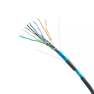 DATACOM FTP Cat5e PVC-Kabel 100m (Draht) grau DATACOM FTP Cat5e PVC-Kabel 100m (Draht) grau