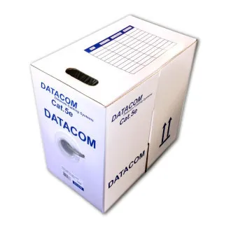 DATACOM FTP Cat5e PVC-Kabel 305m (Draht), grau DATACOM FTP Cat5e PVC-Kabel 305m (Draht), grau