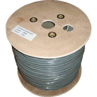 DATACOM UTP-Kabel CAT5E PVC 500m Spule grau DATACOM UTP-Kabel CAT5E PVC 500m Spule grau