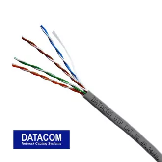 DATACOM UTP-Kabel CAT5E PVC 50m grau DATACOM UTP-Kabel CAT5E PVC 50m grau