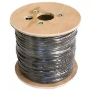 DATACOM FTP-Kabel CAT6 PE, Fca 500m Spule, schwarz, OUTDOOR
