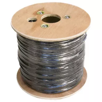 DATACOM FTP-Kabel CAT6 PE, Fca 500m Spule, schwarz, OUTDOOR