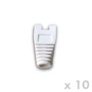 DATACOM RJ45 Schutz mit Ausschnitt WEISS (10 Stück)