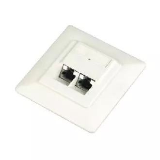 DATACOM STP Doppelsteckdose Cat5e Unterputz 45°. DATACOM STP Doppelsteckdose Cat5e Unterputz 45°.