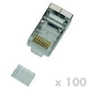 DATACOM Stecker RJ45 STP 8p8c Cat6 Kabel 100Stk
