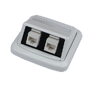 Doppelsteckdose ABB TANGO 2xRJ45 cat6 UTP weiß Doppelsteckdose ABB TANGO 2xRJ45 cat6 UTP weiß