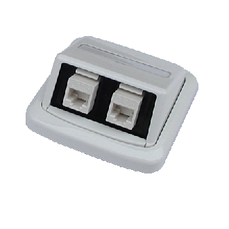 Doppelsteckdose ABB TANGO 2xRJ45 cat6 UTP weiß Doppelsteckdose ABB TANGO 2xRJ45 cat6 UTP weiß