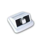 Einzeldose ABB TANGO 1xRJ45 cat6A STP weiß
