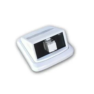 Einzeldose ABB TANGO 1xRJ45 cat6A STP weiß Einzeldose ABB TANGO 1xRJ45 cat6A STP weiß