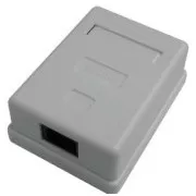 DATACOM Einzelsteckdose über Gipskarton-1xRJ45, Cat5e UTP