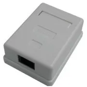 DATACOM Einzelsteckdose über Gipskarton-1xRJ45, Cat5e UTP