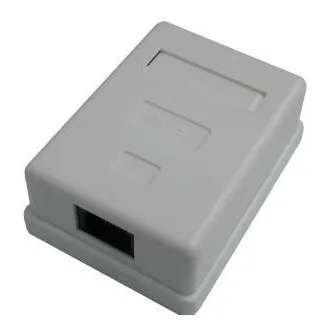 DATACOM Einzelsteckdose über Gipskarton-1xRJ45, Cat5e UTP