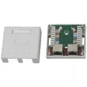 DATACOM STP Doppelsteckdose Cat5e 2 x RJ45