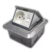 DATACOM Bodendose (1xRJ45 Cat5e 230V)