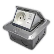 DATACOM Bodendose (1xRJ45 Cat5e 230V)