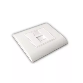 Modulare Datendose UTP CAT5E 1xRJ45 für Unterputzmontage Modulare Datendose UTP CAT5E 1xRJ45 für Unterputzmontage