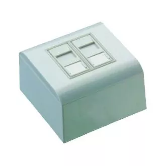 DATACOM UTP 2xRJ45 Buchse Cat6 (unter und über Putz) DATACOM UTP 2xRJ45 Buchse Cat6 (unter und über Putz)