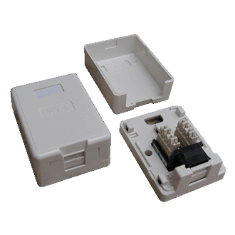 DATACOM UTP 1xRJ45 Buchse CAT6 für Gips (staubdicht) DATACOM UTP 1xRJ45 Buchse CAT6 für Gips (staubdicht)