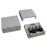 DATACOM UTP 2xRJ45 Buchse CAT6 für Gips (staubdicht)