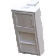 DATACOM Modul 45x22,5mm für Brüstungsleiste mit Blende, weiß