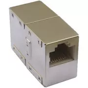 DATACOM Koppler 2 x RJ45 STP Cat5E (silber)