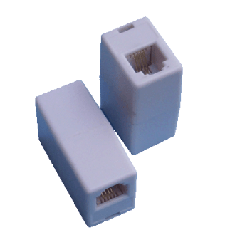 DATACOM-Kupplung 2 x RJ11 (6p4c) Kunststoff DATACOM-Kupplung 2 x RJ11 (6p4c) Kunststoff