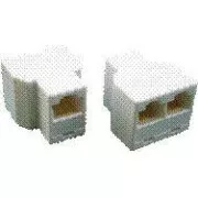 DATACOM Doppelkupplung 3x RJ45 8p8c Cat5E (3 x Buchse)