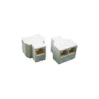 DATACOM Doppelkupplung 3x RJ45 8p8c Cat5E (3 x Buchse) DATACOM Doppelkupplung 3x RJ45 8p8c Cat5E (3 x Buchse)