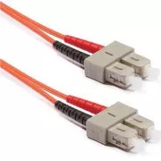 Optisches Patchkabel duplex SC-SC, 50/125 um MM, 10 m, OM2