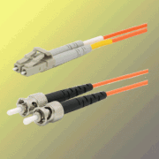 Optisches Patchkabel duplex LC-ST, 50/125um MM, 3m, OM2