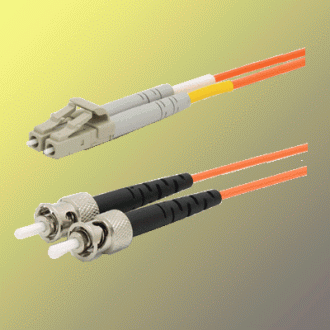 Optisches Patchkabel duplex LC-ST, 50/125um MM, 3m, OM2 Optisches Patchkabel duplex LC-ST, 50/125um MM, 3m, OM2