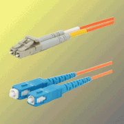 Optisches Patchkabel duplex LC-SC 50/125 µm MM,5m, OM2