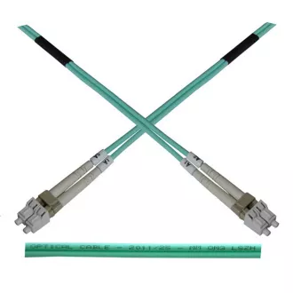 Optisches Patchkabel duplex LC-LC 50/125 MM 0,5m OM3 Optisches Patchkabel duplex LC-LC 50/125 MM 0,5m OM3