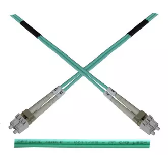 Optisches Patchkabel duplex LC-LC 50/125 MM 1m OM3 Optisches Patchkabel duplex LC-LC 50/125 MM 1m OM3