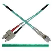 Optisches Patchkabel duplex LC-SC 50/125 MM 15m OM3