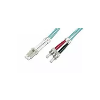 Optisches Patchkabel duplex LC-ST 50/125 MM 5m OM3 Optisches Patchkabel duplex LC-ST 50/125 MM 5m OM3