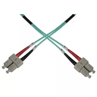 Optisches Patchkabel duplex SC-SC 50/125 MM 5m OM3 Optisches Patchkabel duplex SC-SC 50/125 MM 5m OM3