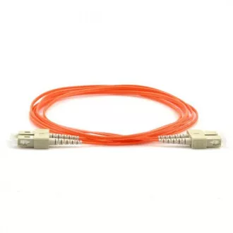 Optisches Patchkabel duplex SC-SC 50/125 1m MM OM4 Optisches Patchkabel duplex SC-SC 50/125 1m MM OM4