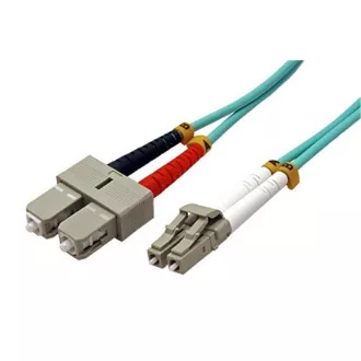 Optisches Patchkabel Duplex LC-SC 50/125 2m MM OM4 Optisches Patchkabel Duplex LC-SC 50/125 2m MM OM4