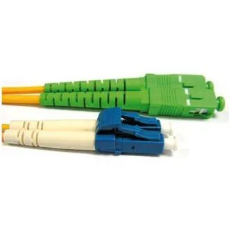 LWL-Patchkabel, Duplex, LC-SC/APC, 9/125 µm SM, 2 m, OS2