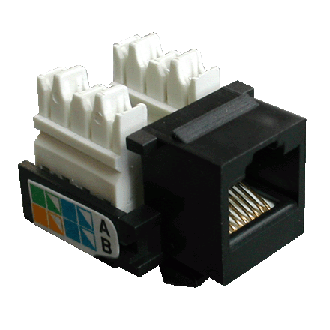 DATACOM Keystone cat5E schwarz UTP DATACOM Keystone cat5E schwarz UTP