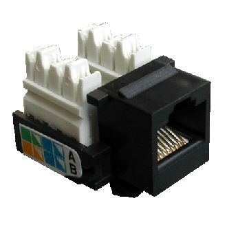 DATACOM Keystone cat5E schwarz UTP DATACOM Keystone cat5E schwarz UTP