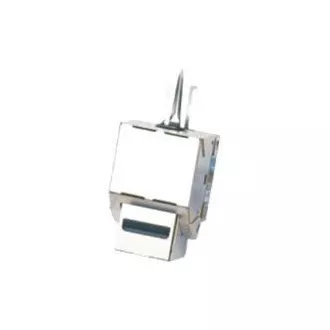 DATACOM Keystone cat5E silber STP dual-mini DATACOM Keystone cat5E silber STP dual-mini