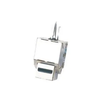 DATACOM Keystone cat5E silber STP dual-mini DATACOM Keystone cat5E silber STP dual-mini