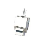 DATACOM Keystone cat5E silber STP dual-mini