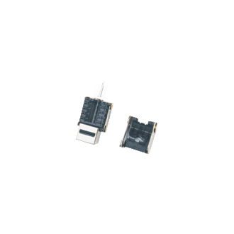 DATACOM Keystone CAT6 STP silber dual-mini